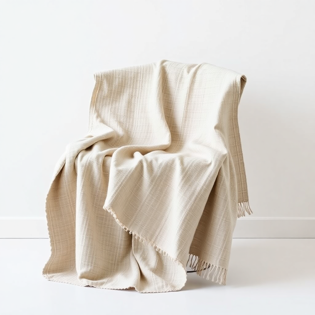 Linen Throw Blanket