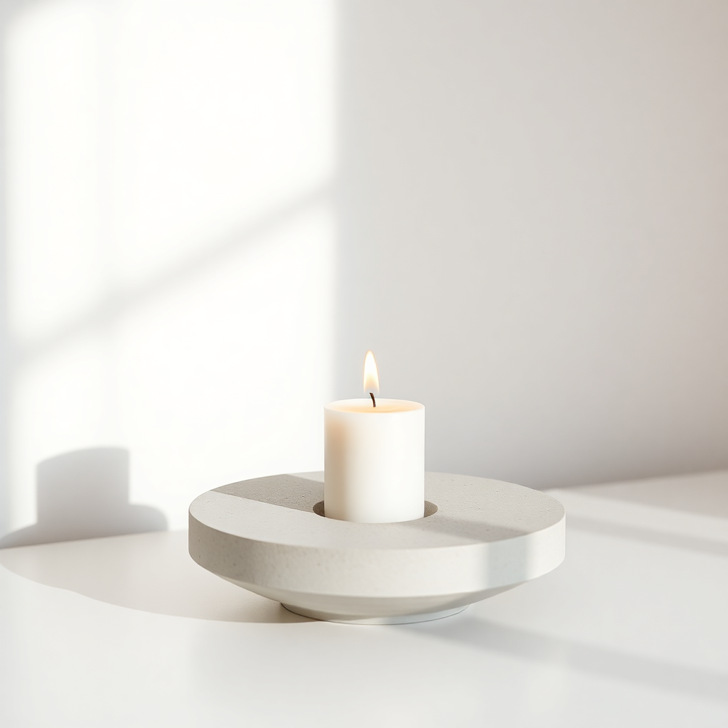 Concrete Candle Holder